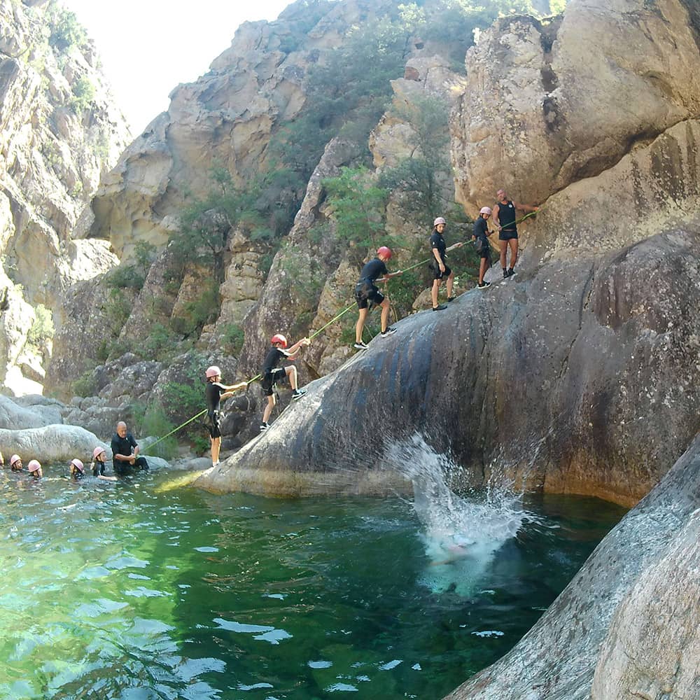 Canyoning en Corse