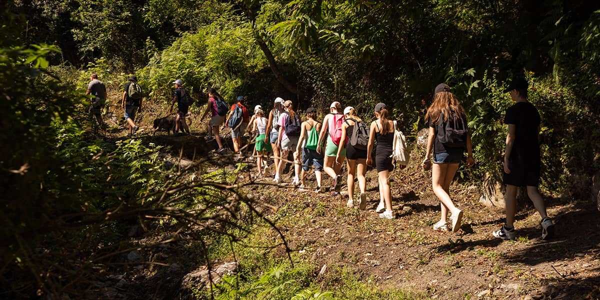 Classe verte pour élèves en Corse